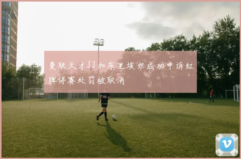 曼联天才JJ加布里埃尔成功申诉红牌停赛处罚被取消